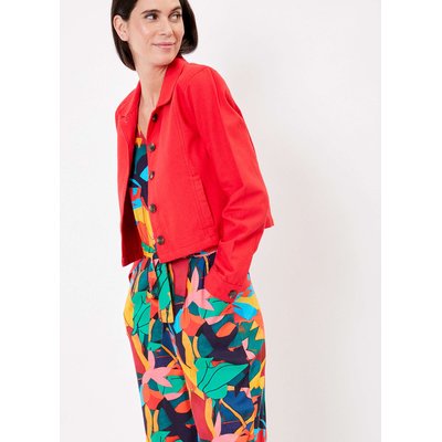 Veste courte unie en coton bio BLASI LA FIANCÉE