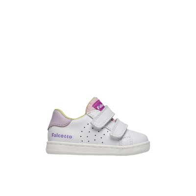 Baskets en cuir et tissu KINER LOW VL FALCOTTO