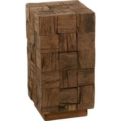 Socle en bois naturel design pour salon ou chambre RECOLLECTION