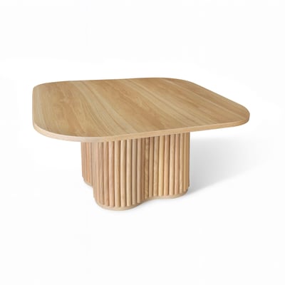 Table basse plaqué chêne naturel, ALBA NOW'S HOME