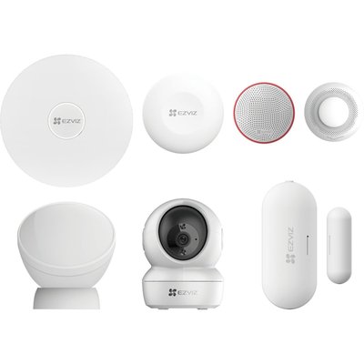 Pack sécurité 9 modules + 1 caméra int 2MP EZVIZ