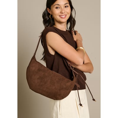Sac banane effet suédine LOLALIZA