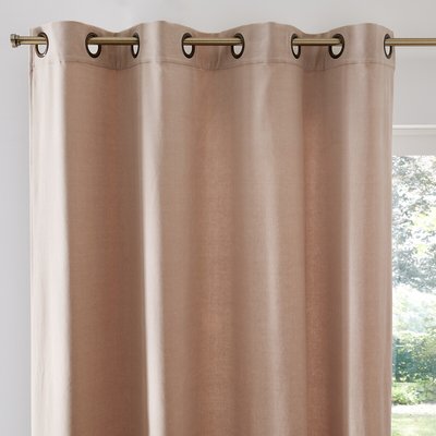 Штора из велюра с люверсами Velvet LA REDOUTE INTERIEURS