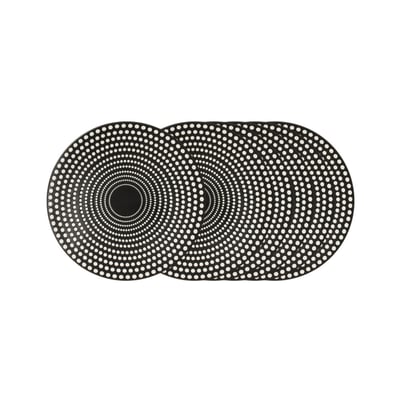 Assiette à dessert Galaxy pois 20,5 cm (lot de 6) - GALAXY POIS TABLE PASSION