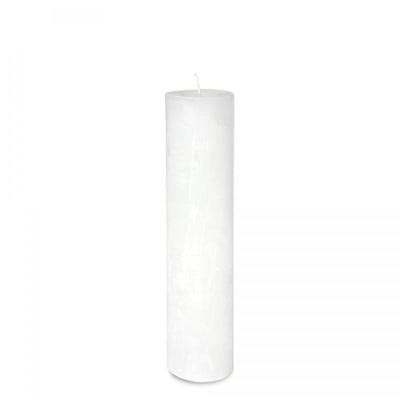 Bougie Blanche Diam 5,7 x 25 cm DEKOCANDLE BOUGIE