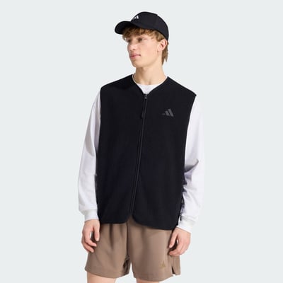 Gilet Sans Manches Molleton Poils Longs 3 Bandes City Tech ADIDAS SPORTSWEAR