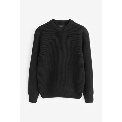 Pull côtelé ras de cou en maille NEXT