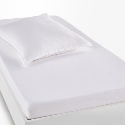 Kinder-Spannbettlaken, gewaschenes Leinen, Steg 30 cm, Linot LA REDOUTE INTERIEURS