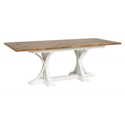 Table rectangulaire extensible 1 allonge - INTERIOR'S