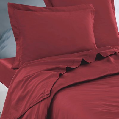 Parure drap plat + 2 taies 65x65 cm SOFT PERCALE SENSEI MAISON