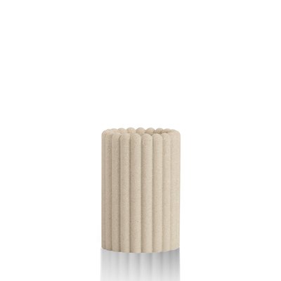 Pot brosse à dents résine beige LUGANO MAISON AUBERTIN