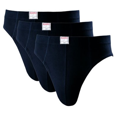 Lot de 3 slips Adamo coton  bleu marine ADAMO