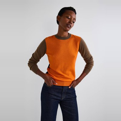 Pull cachemire orange femme La Redoute