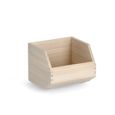 Boite de rangement empilable bois ZELLER PRESENT