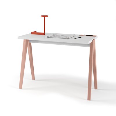 Bureau en mélamine et hêtre cérusée, Colmar HERDASA