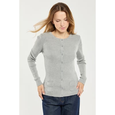 Cardigan boutonné - laine mérinos ARMOR-LUX
