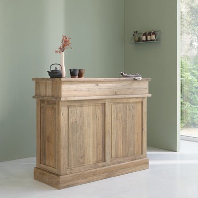 Bar en bois de teck recyclé 120 cm  CARGO BERAH GETAH
