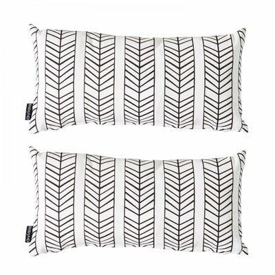 Coussin de jardin rectangulaire motif Apacha 40x20x8cm - ICA OVIALA