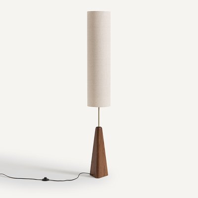 Lampadaire chêne massif teinté noyer, Nestwood AM.PM