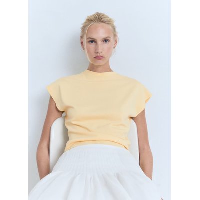 Pull-over maille fine manches courtes MANGO