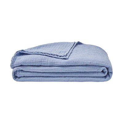 Plaid uni en gaze de coton, JAZZY ESSIX