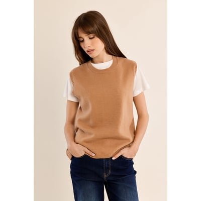 Pull sans manches col rond MOLLY BRACKEN