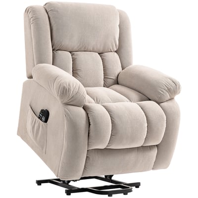 Fauteuil releveur multifonctionnel Velours HOMCOM
