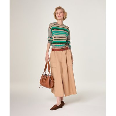 Pull rayé en coton et soie RODIER