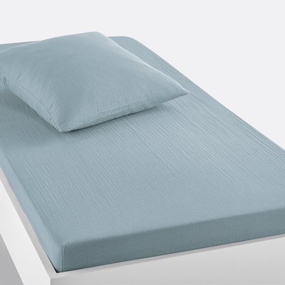 Drap-housse enfant uni gaze de coton, Kumla LA REDOUTE INTERIEURS