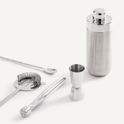 Conjunto de utensílios para cocktails em aço inoxidável, 5 peças, REGENT AM.PM