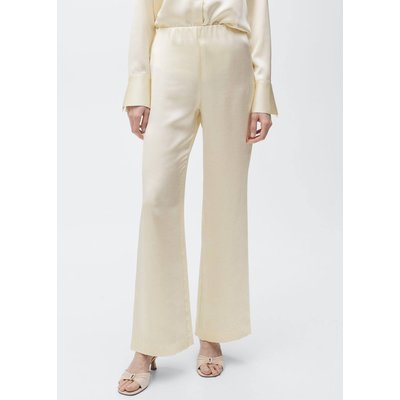 Pantalon droit satiné MANGO