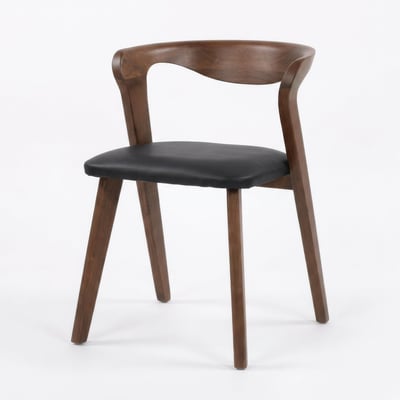 Chaise en cuir synthétique - VEGA MAISON PAVANE