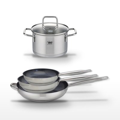3 poêles 24/28/32cm + 1 faitout 12cm PROFI THERM PLATINUM ELO