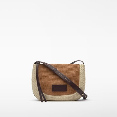 Sac à bandoulière texture raphia ADOLFO DOMINGUEZ
