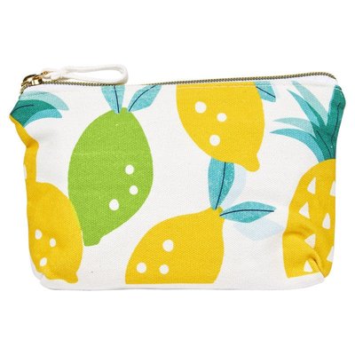 Pochette en coton imprimé CITRONS DRAEGER PARIS