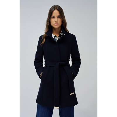 MANTEAU GRACE EN TISSU AVEC CEINTURE SALSA JEANS
