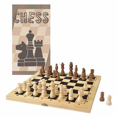 Jeu d'échecs en bois EGMONT TOYS