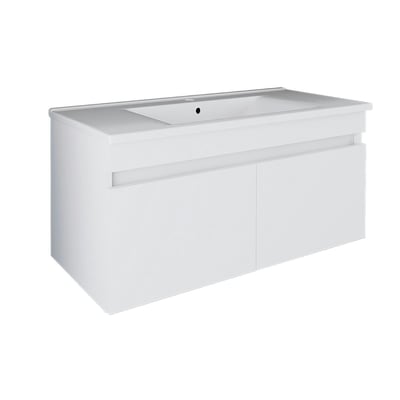 Meuble vasque 100 cm 2 portes AQUO PIER IMPORT