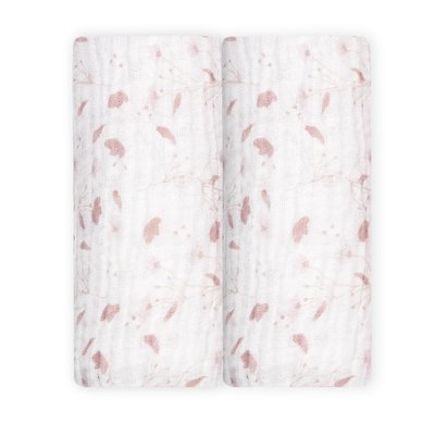 Lot de 2 langes 70x70CM - Rose & Lili TROIS KILOS SEPT