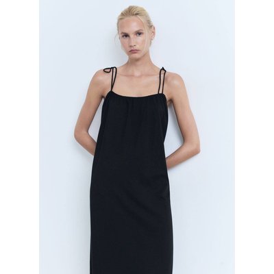 Robe coton nœuds MANGO