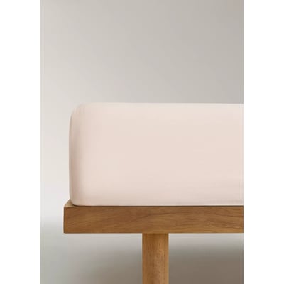 Drap-housse enfant coton lavé lit 90 cm MANGO HOME