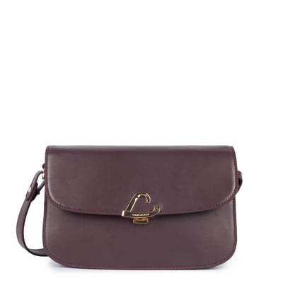 Sac trotteur à rabat aimanté en cuir, PARIS PHILOS LANCASTER