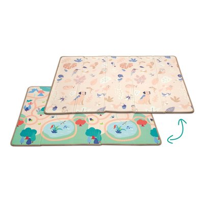 Grand tapis d'éveil pliable et réversible LUDIMOUSSE
