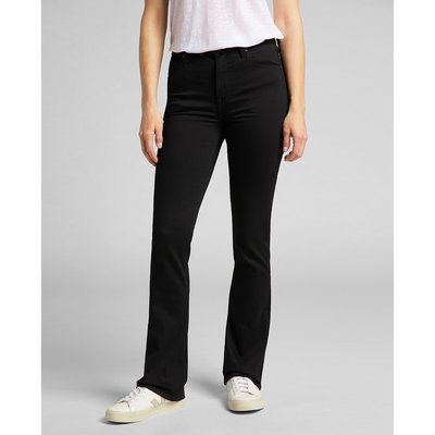 Jean noir bootcut taille haute La Redoute