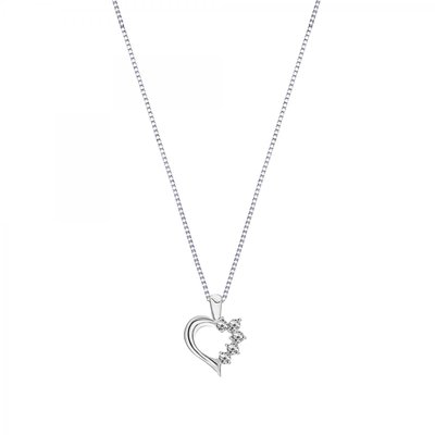 Collier en argent 925 CUORI BLUESPIRIT