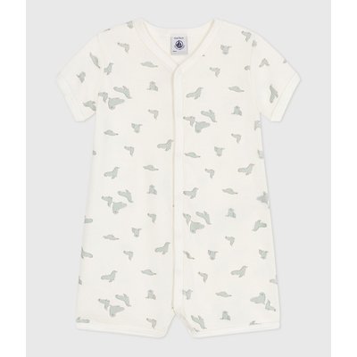 Combinaison courte en coton phoques PETIT BATEAU
