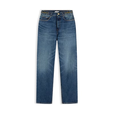 Jean tapered fuselé à mors et drapeau TOMMY HILFIGER