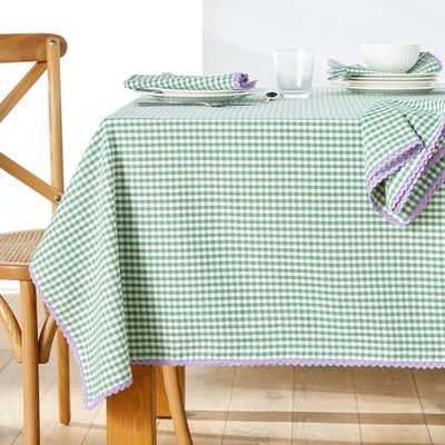Nappe motif vichy tissé teint coton/lin Trattoria LA REDOUTE INTERIEURS