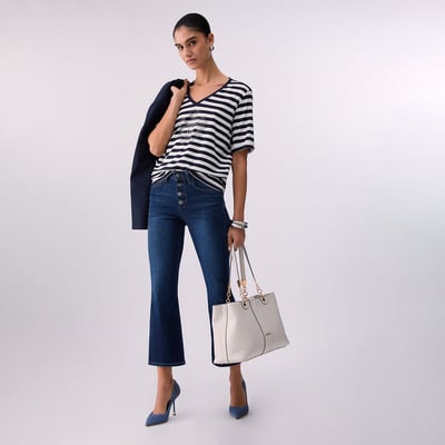 Jean bootcut taille haute LIU JO