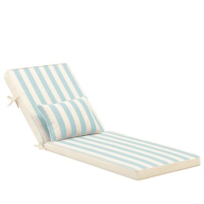 Coussin chaise longue, rayé,  Eolias DEFORA HOME